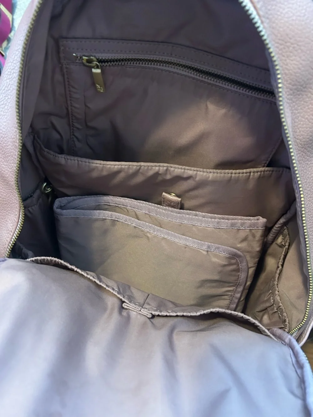Freshly Picked Diaper Bag Dusty Rose With Changing Pad
